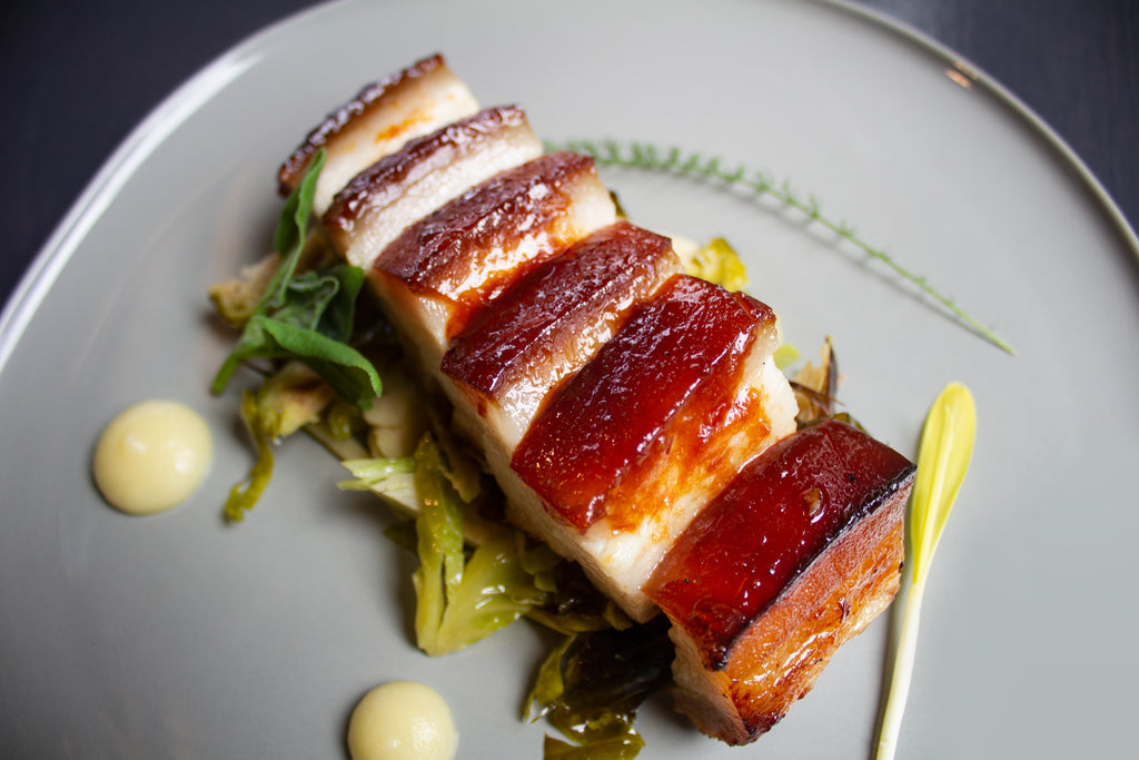 Hoisin glazed pork belly